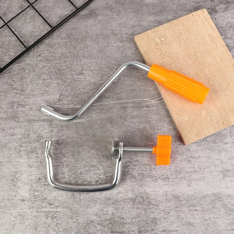 1 pz parti di utensili in metallo accessori portatili maniglia durevole supporto per macchina per pasta sostituzione fissaggio domestico clip per noodle da cucina
