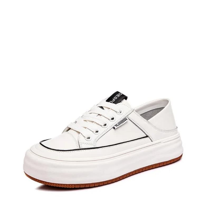 Autunno 4 cm vera pelle gomma ergonomica autunno morbido appartamenti per il tempo libero mocassino vulcanizzato donna etnica comode scarpe da ginnastica robuste