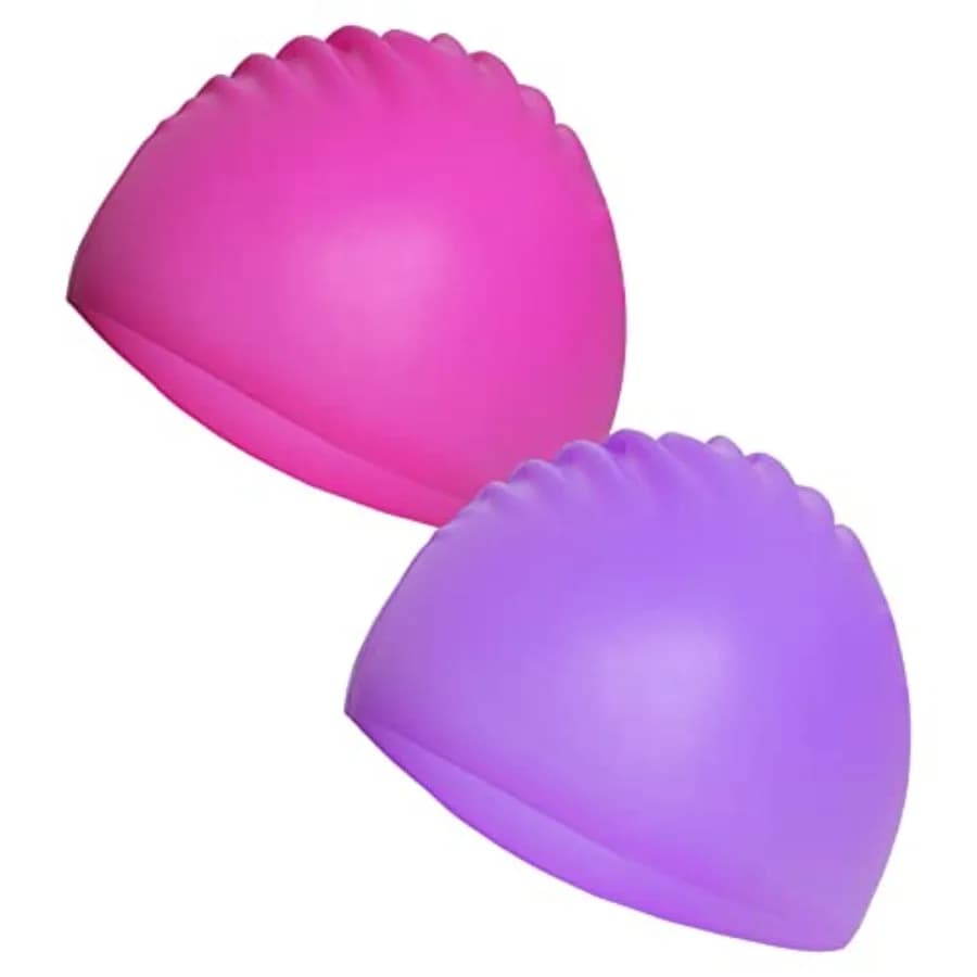 2 Cuffie da Nuoto in Silicone per Bambini e Ragazzi, Cuffie Impermeabili per Doccia e Piscina, per Capelli Lunghi e Corti, da 3 a 15 Anni
