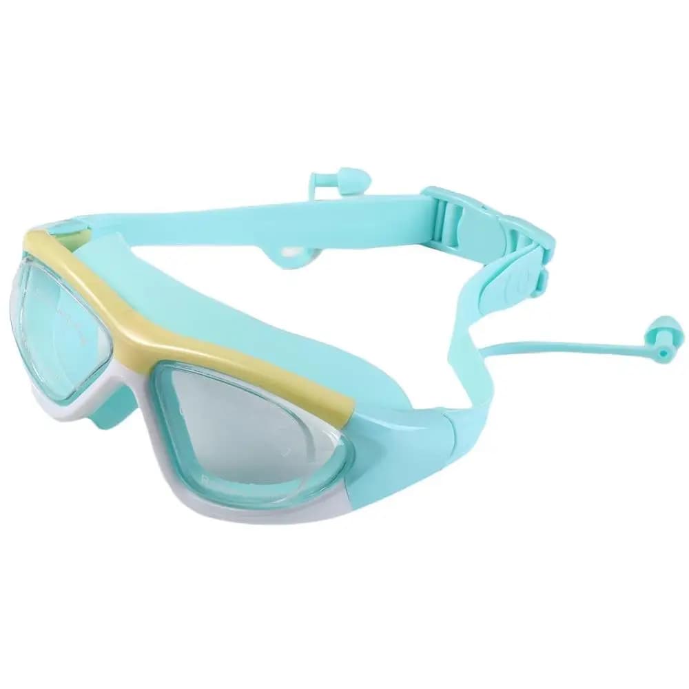 Earplug Silicone Sports Eyewear Anti-Fog Waterproof Wide Vision Underwater Goggles Swim Eyewear Swim Goggles Swimming Glasses