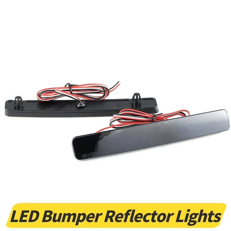 2pcs LED Rear Bumper Reflector Light For VW T5 Transporter For Multivan 2003-2011 Tail Stop Signal Brake Fog Lamp