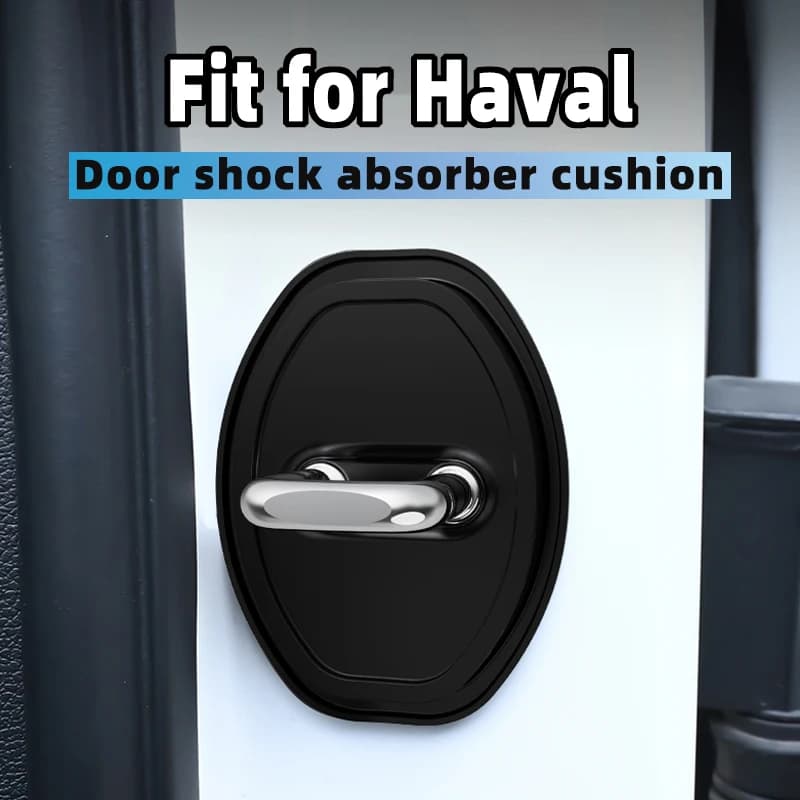 2 4pcs Auto Porta Chiusura Suono Deadener Ammortizzatore Antiruggine Coperture protettive per Haval H6 H9 H2 M6 Cool Dog Plus Jolion F7X H6-Coupe
