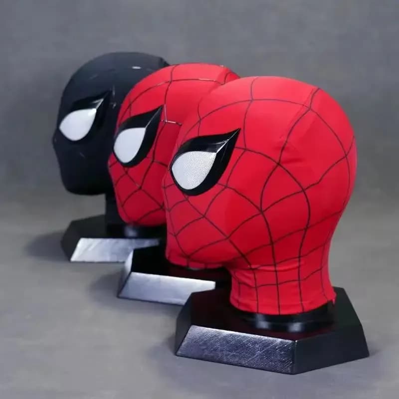 Marvel 1:1 3d Spider-Man Mask Brand New With Face Shell Handmade Spider-Man Halloween costume Mask Fantastic gifts for kids