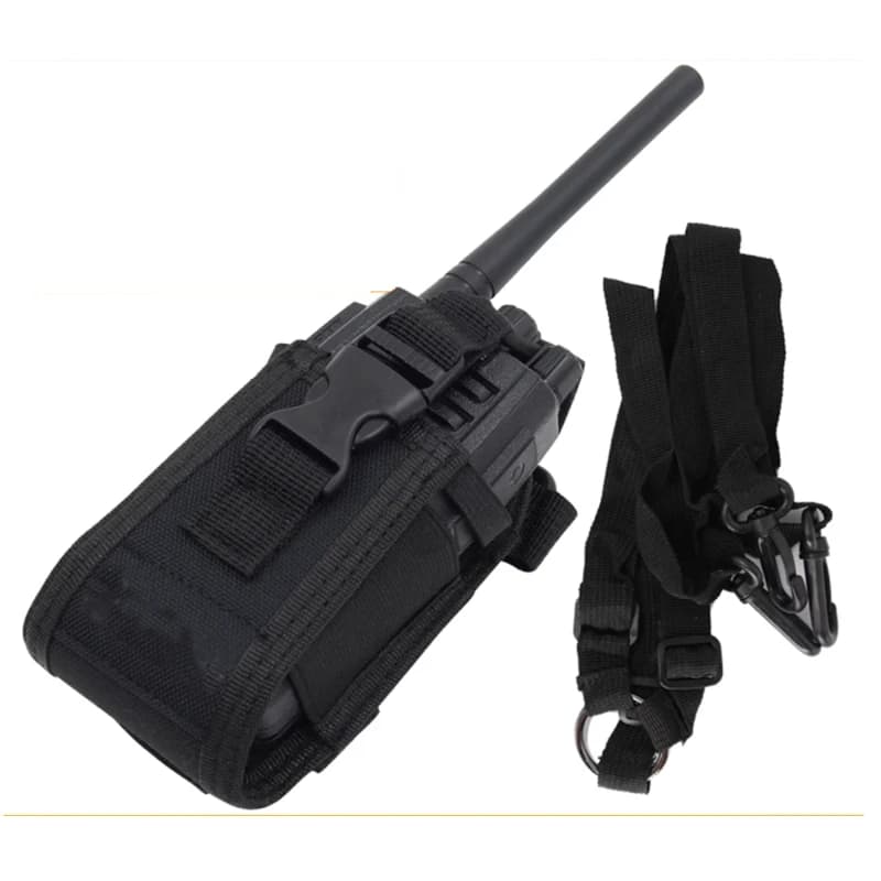 Custodia protettiva per walkie-talkie per MOTOROLA/Kenwood/Hytera Custodia universale in nylon antigoccia, marsupio, marsupio, zaino