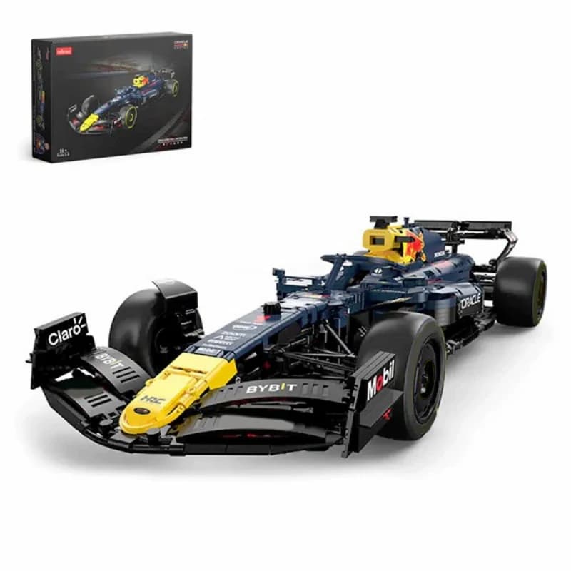2464 Pezzi MOC Red Bull F1 RB19 Supercar, Blocchi da Costruzione Tecnici, Modello di Auto Sportiva da Corsa, Set di Assemblaggio, Giocattoli per Ragazzi e Regalo per Adulti