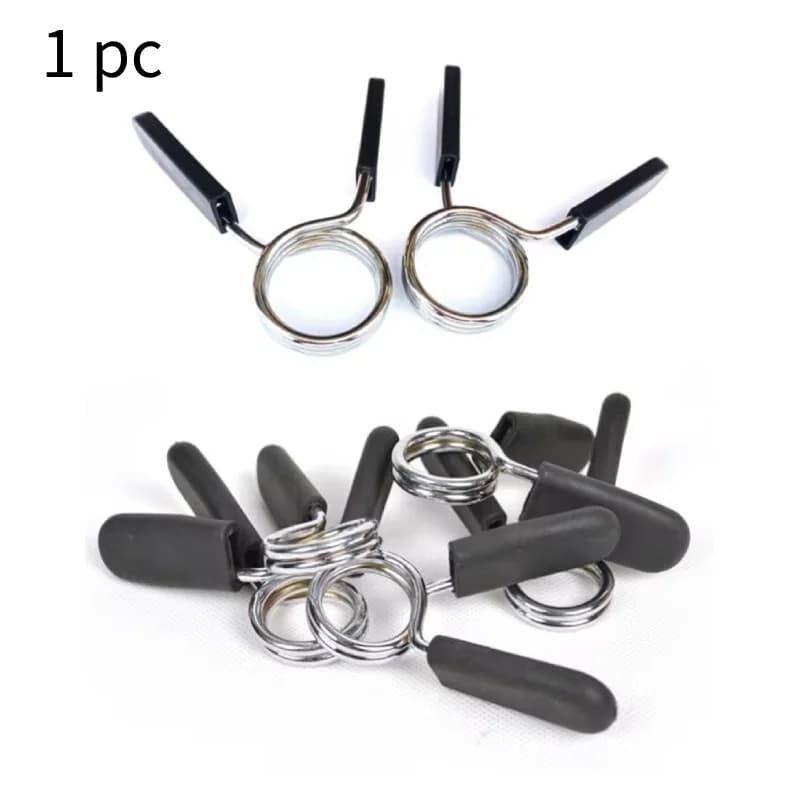 24mm-30mm Barbell Bar Clamps Clips Barbell DumbbellLocks Gym Weight Bar Dumbbell Lock Clamp Spring Bar Collars Weight Sprot