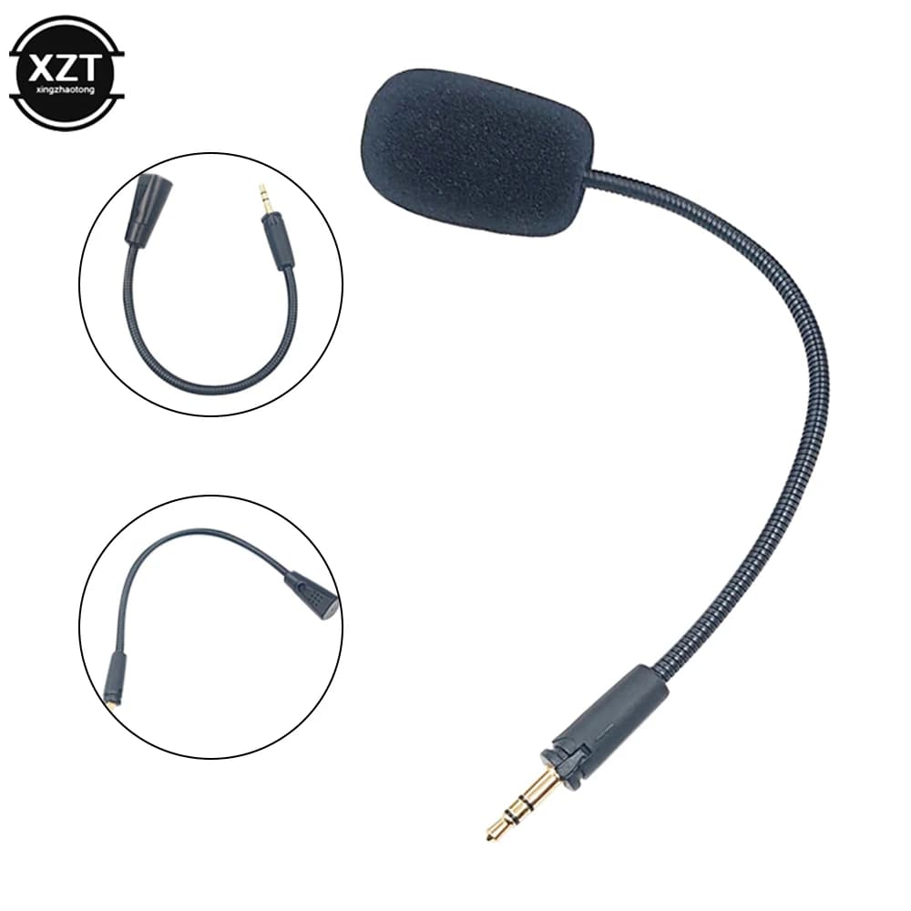 2.5/3.5 mm headphone microphone for Kingston HyperX Cloud Alpha S II X Core Pro Silver Cloudx Cloud9 Edition