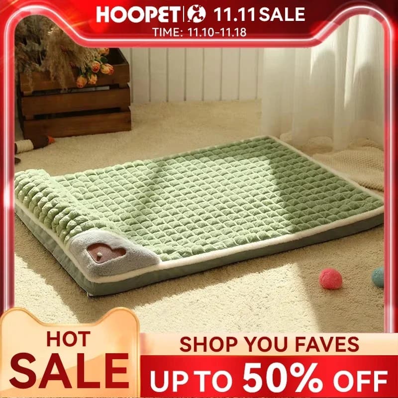 HOOPET VIP Link Divano letto per cani Pet Nido caldo Letto calmante Lavabile Coperta morbida per gatti Tappetino per dormire Forniture per animali domestici