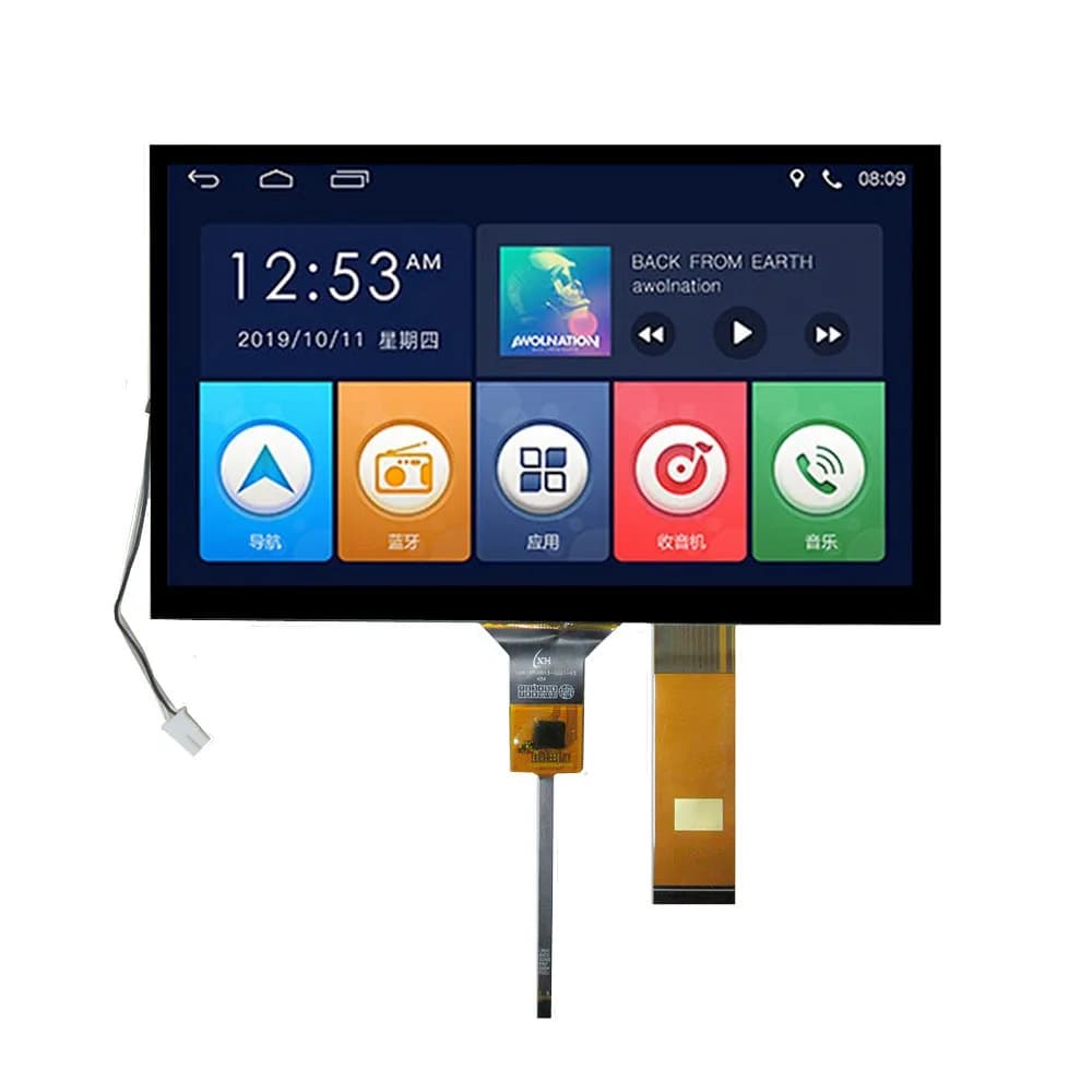8 pollici 40pin muslimatexlime19454b Display LCD pannello digitalizzatore Touchscreen GT911 per navigazione auto DVD