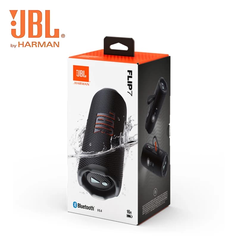 JBL FLIP7 Altoparlante Bluetooth Wireless Impermeabile Portatile per Esterni e Ciclismo, Musica Caleidoscopica di 7a Generazione