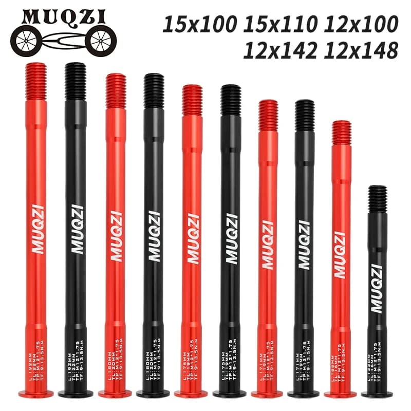 MTB Asse Passante 15x100 15x110 12x142 12x100 12x148 Asse Ruota Bicicletta Da Strada 12mm 15mm Mozzo Perno Passante Albero Forcella