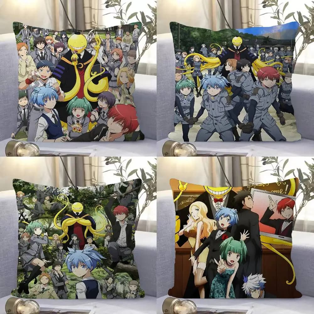 A-Assassination Classroomes Pillow Gift Home Office Decoration Pillow Bedroom Sofa Car Cushion CoverPillow Case