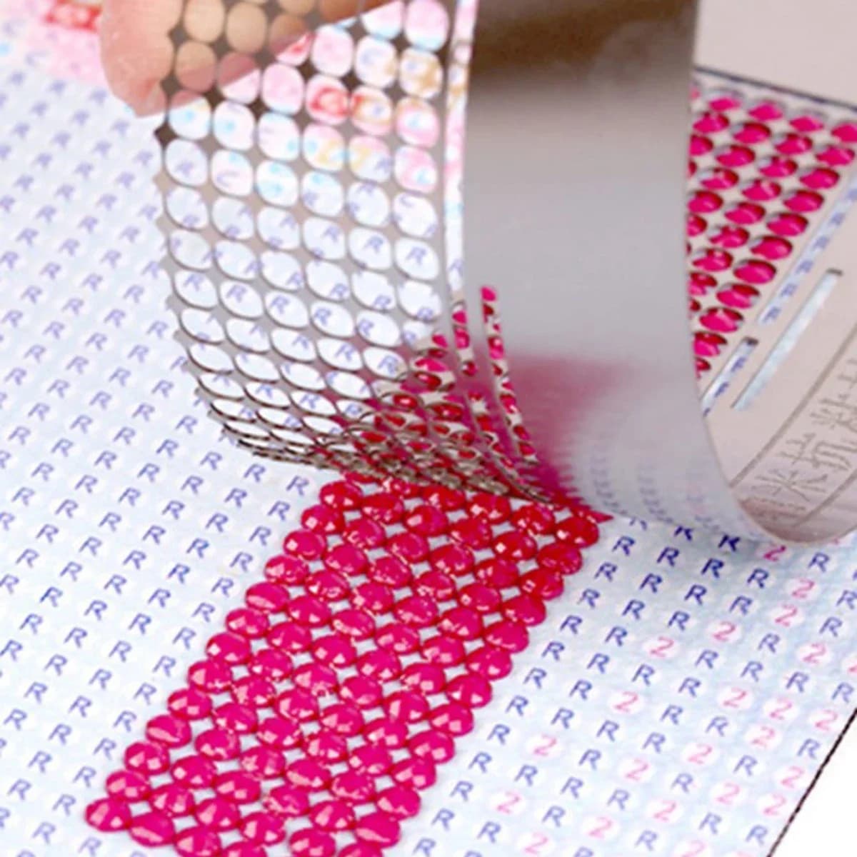 1/2 pezzi-strumenti artigianali con diamanti in acciaio inossidabile righello a rete - strumento di misurazione preciso per il disegno del diamante - stampo fai da te ideale per la lavorazione