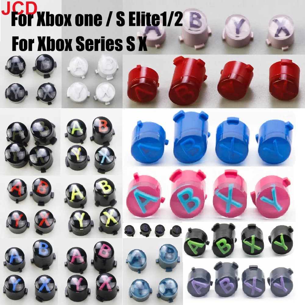 1 set di pulsanti chiave ABXY di ricambio originali ABXY per Xbox One Slim per Xbox One Elite1/2 per Xbox Series SX Controlle
