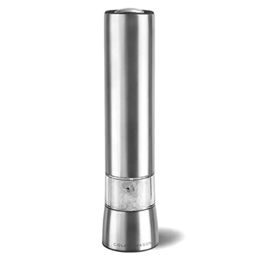Hampstead Electronic - Set di macinini elettrici - Macinino elettrico per spezie regolabile - Utensile e gadget da cucina - Lavaggio a mano - Acciaio inossidabile