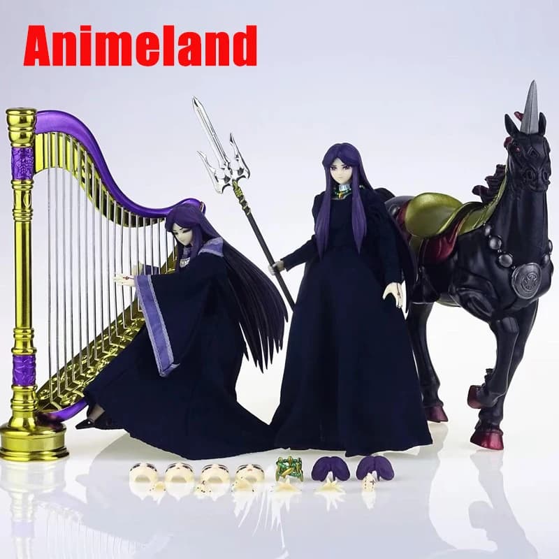 JM.MST Saint Seiya Myth Cloth EX Pandora con arpa 2 corpo/vestito/armatura Cavallo nero Hades Knights of the Zodiac Action Figure