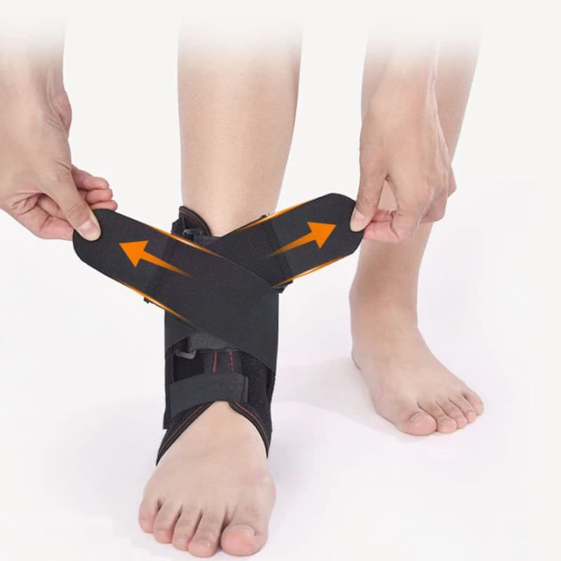 Tutore per il recupero distorsione alla caviglia Speciale fissatore per lesioni alle legamenti della caviglia Supporto anti-entorse Cintura protettiva fissa per il piede Splay Strap