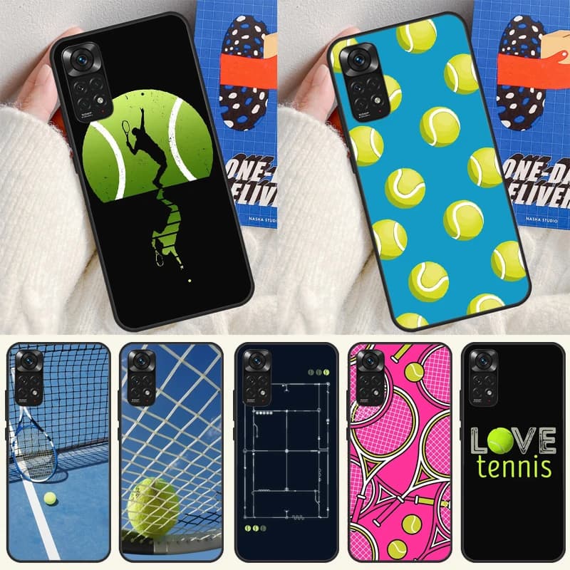 Pallina da tennis Sport Custodia per Xiaomi Redmi Nota 14 13 Pro 12 11 9 10 9S 10S 11S 12S Redmi 14C 13C 10C 12C Cover