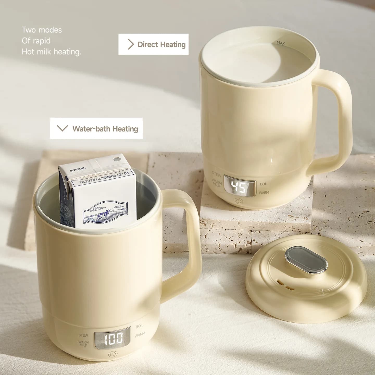 550ml Electric Heating Cup Portable Kettle Stew Cup Travel Multicooker Hotpot Office Health Preserving Pot 220V