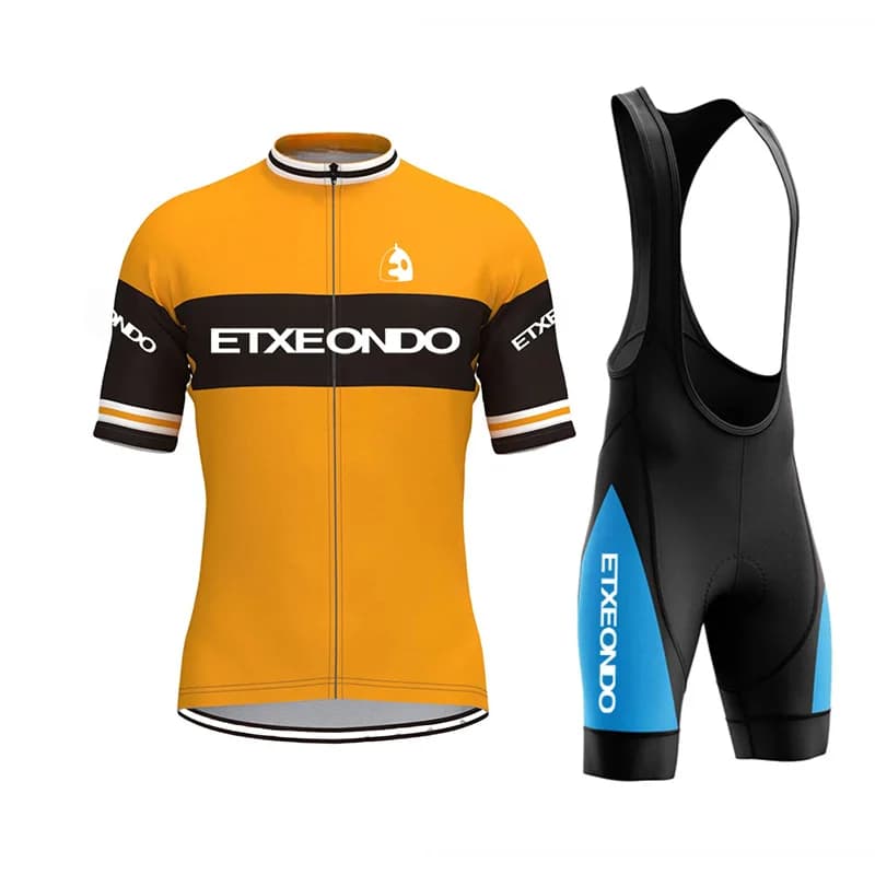 Completo Ciclismo Estivo 2026 Etxeondo da Uomo: Maglia e Pantaloncini per Bici da Corsa e Mountain Bike a Manica Corta