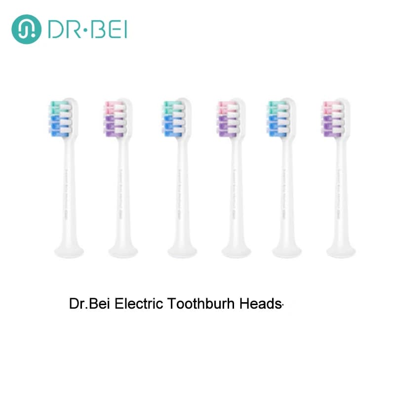 Testine per spazzolino elettrico originali Dr.Bei Testina per spazzolino sostituibile 2 pezzi / set per sostituzione testine per spazzolino da denti Xiaoimi Dr.Bei