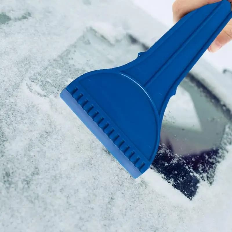 Raschietto per ghiaccio per raschietto per finestrino per auto Raschietto per ghiaccio per finestre portatile Strumento riutilizzabile per la rimozione del gelo per auto camion