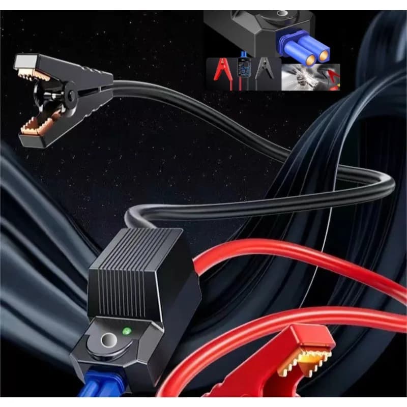Morsetto a coccodrillo con spina EC5 per cavo di avviamento per carichi pesanti per morsetto booster di emergenza per batteria per camion/auto K0K8 Nuovo