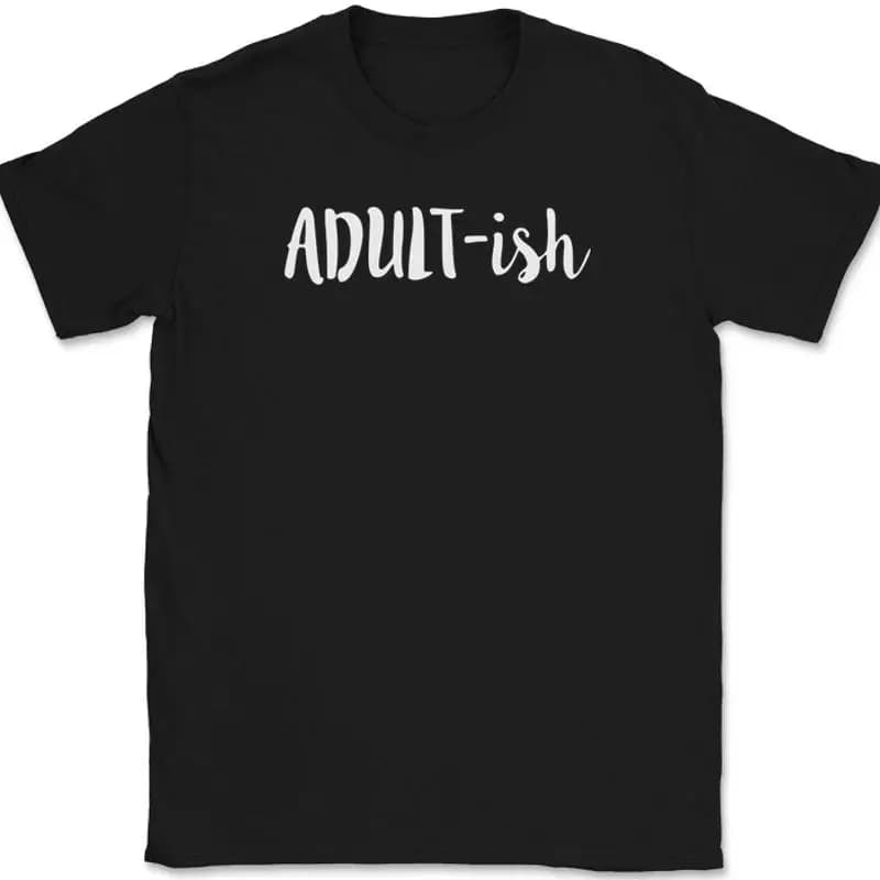 T-shirt per adulti T-shirt con testo umoristico divertente per adulti