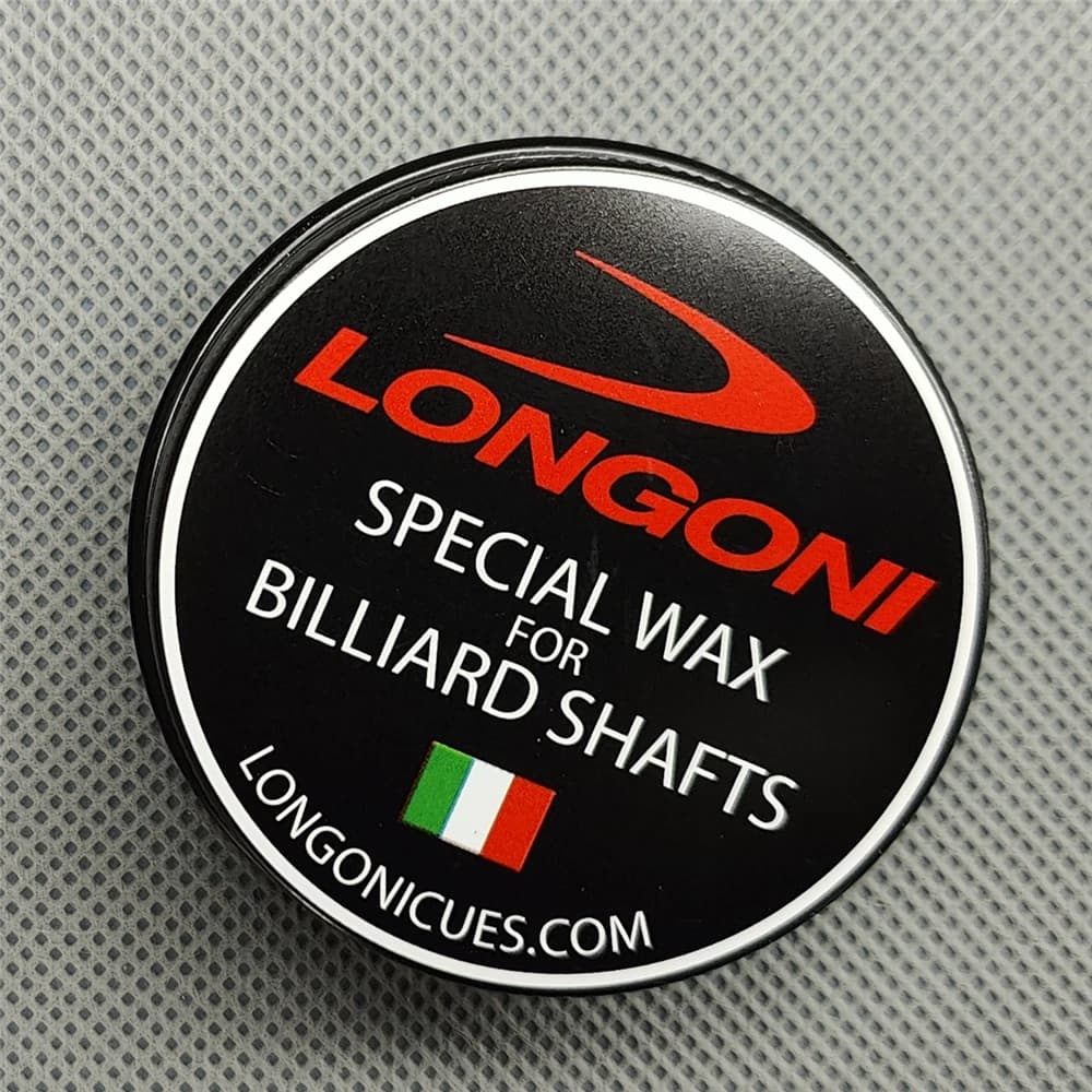 LONGONI cera speciale per albero in legno Silky Smooth Shaft Wax Billiard Carom Pool Maple Cue Shaft Conditioner accessori da biliardo