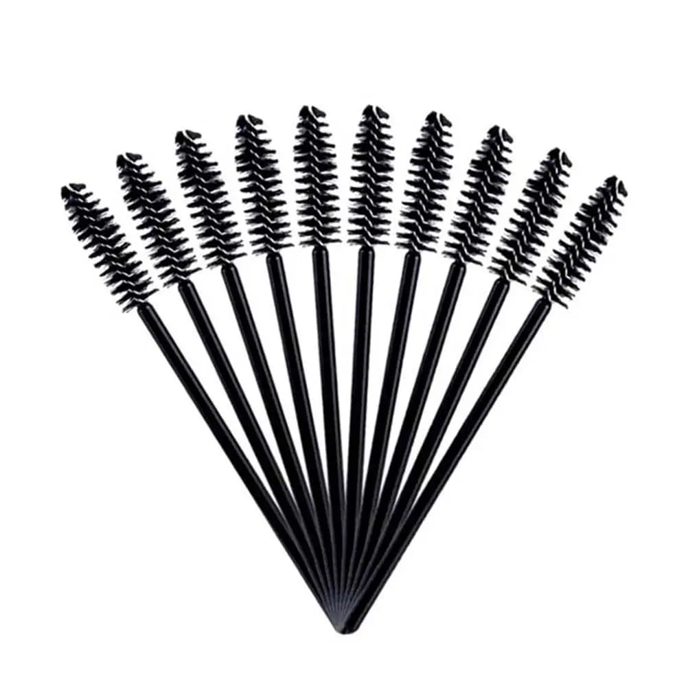 Set di 12 Spazzole per Ciglia, Applicatori Professionali per Mascara, Mini Spazzole Portatili in Nylon per Trucco, Sopracciglia e Ciglia