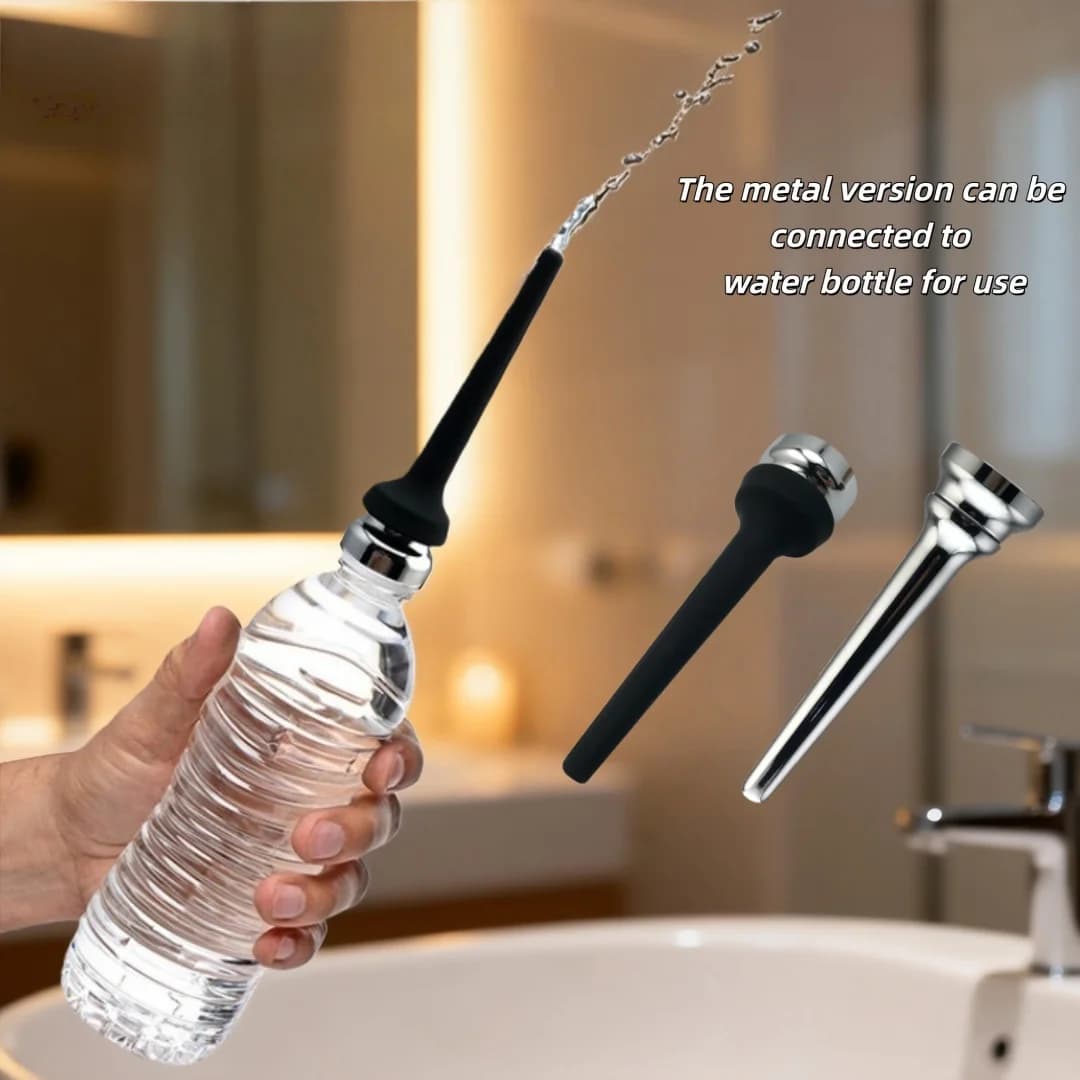 Portable shower head for easy installation in home bathrooms