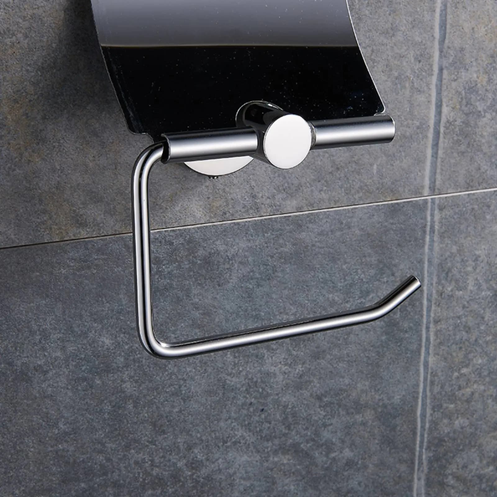 Portarotolo da parete robusto per bagno, porta salviette in metallo salvaspazio