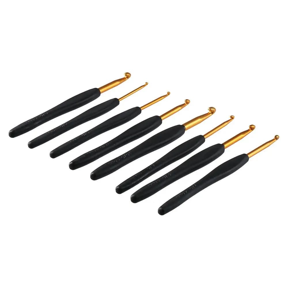 soft grip knitting hook crochet needles for yarn aluminum crochet hooks for arthritic hands crochet hook set crochet needles