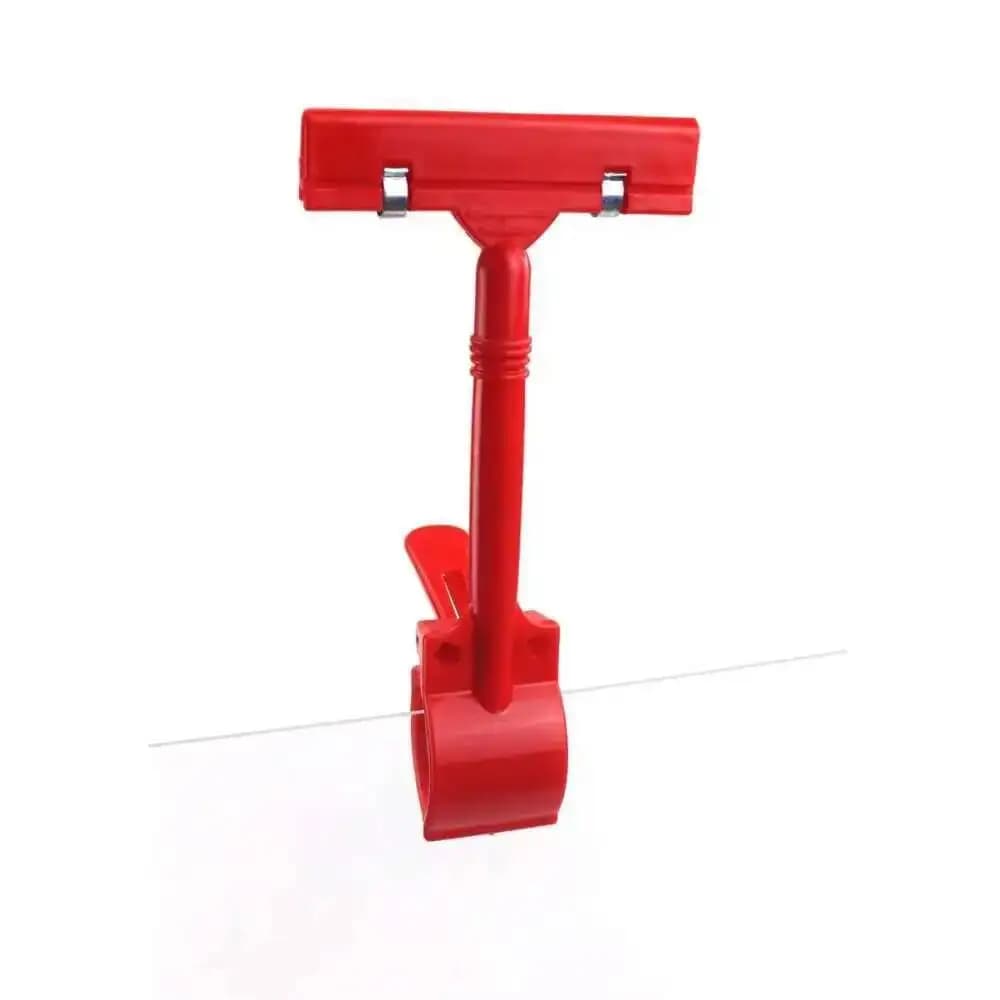 5 Pezzi Clip per Cartellini Pubblicitari, Porta Etichette, Porta Prezzi, Morsetto per Messaggi, Espositore per Immagini