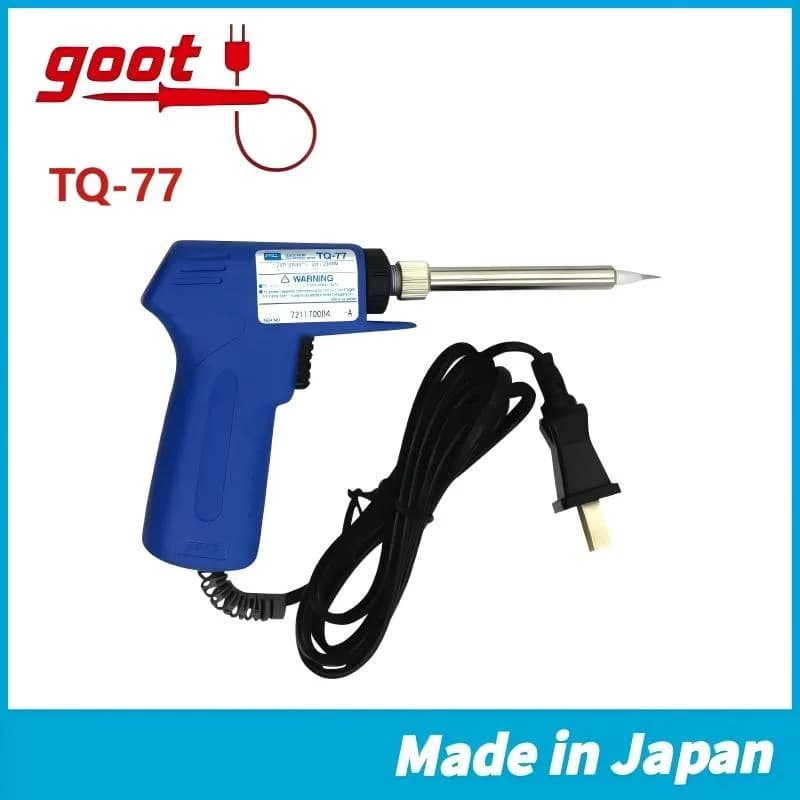 Pistola per saldatura GOOT TQ-77 - 220-240 V, 20-200 W Tipo pistola a calore rapido, ideale per riparazioni generali di elettronica