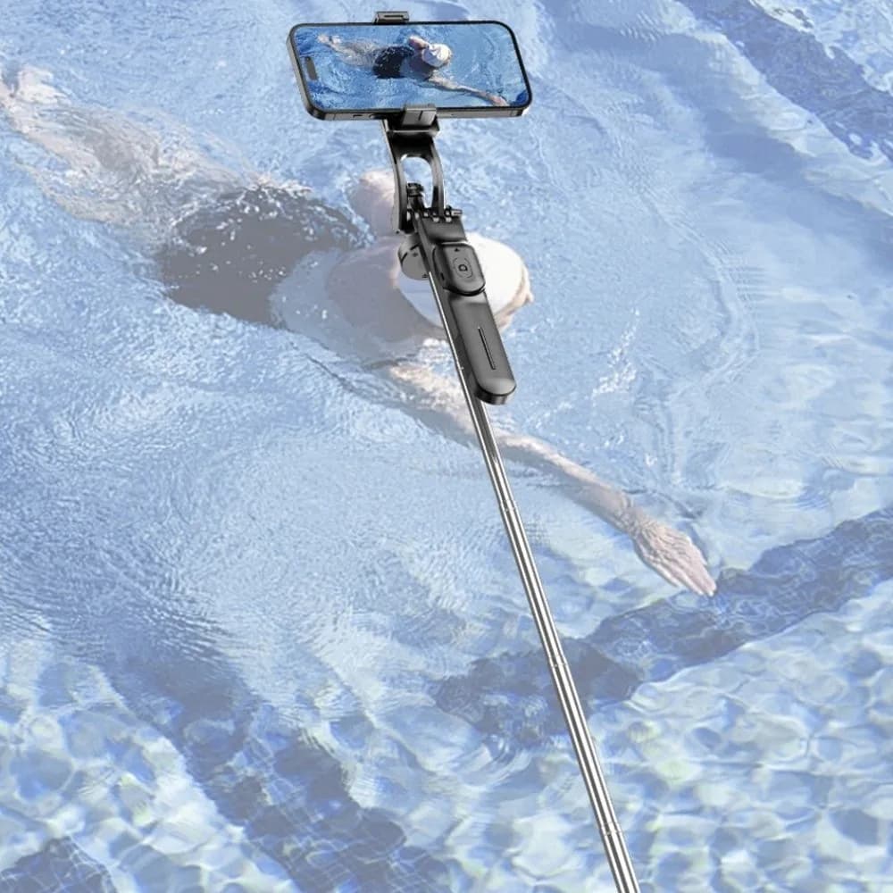 360 ° Selfie Stick Telescopic Portable 1.7m Bluetooth Stretchable Adjustable Tripod for Domestic Selfie