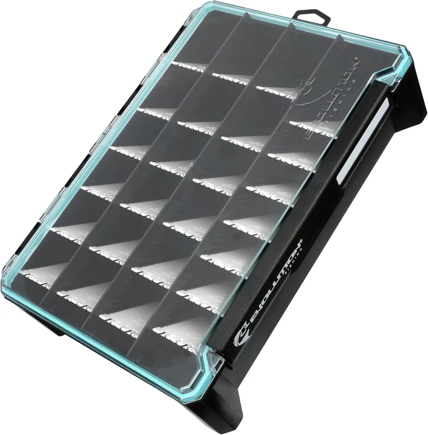 3.7D Tackle Tray - Waterproof, Angle Partition System, Anti-corrosion, Single Closure, Transparent Cover, Esche Box, Fishing Equipment Container