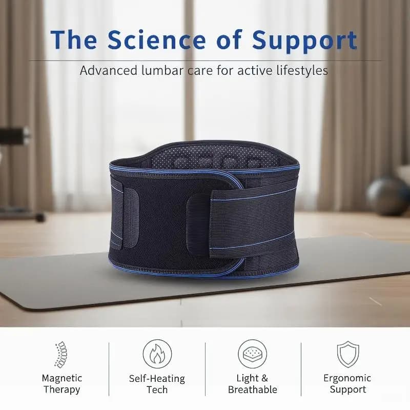 Adjustable Self-heating Magnetic Therapy Kidney Belt Waist Pain Relief Waist Support Back Waist Support Health Care