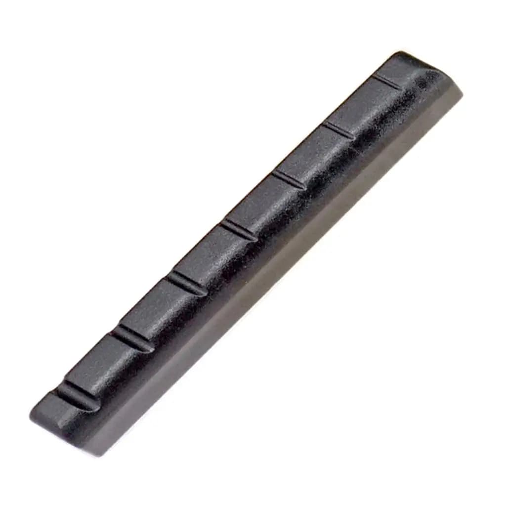 Plastic Guitar Nut Slotted Saddle Black Accessory for 7 String Ukulele Guitar Classical Instrument Replacement