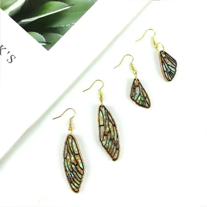 91AF Earrings Pendant Mold Resin Epoxy Silicone Mold Jewelry Casting DIY Crafts