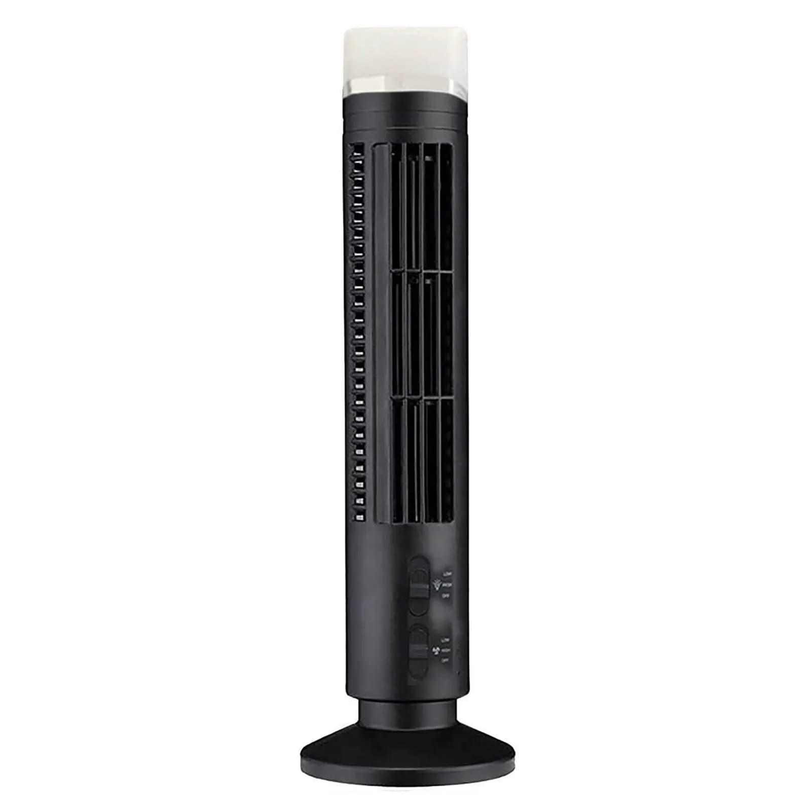 Ventilatore a Torre LED Senza Pale, Raffrescatore d'Aria Portatile, Ventilatore Elettrico da Pavimento Ricaricabile per Soggiorno e Camera da Letto