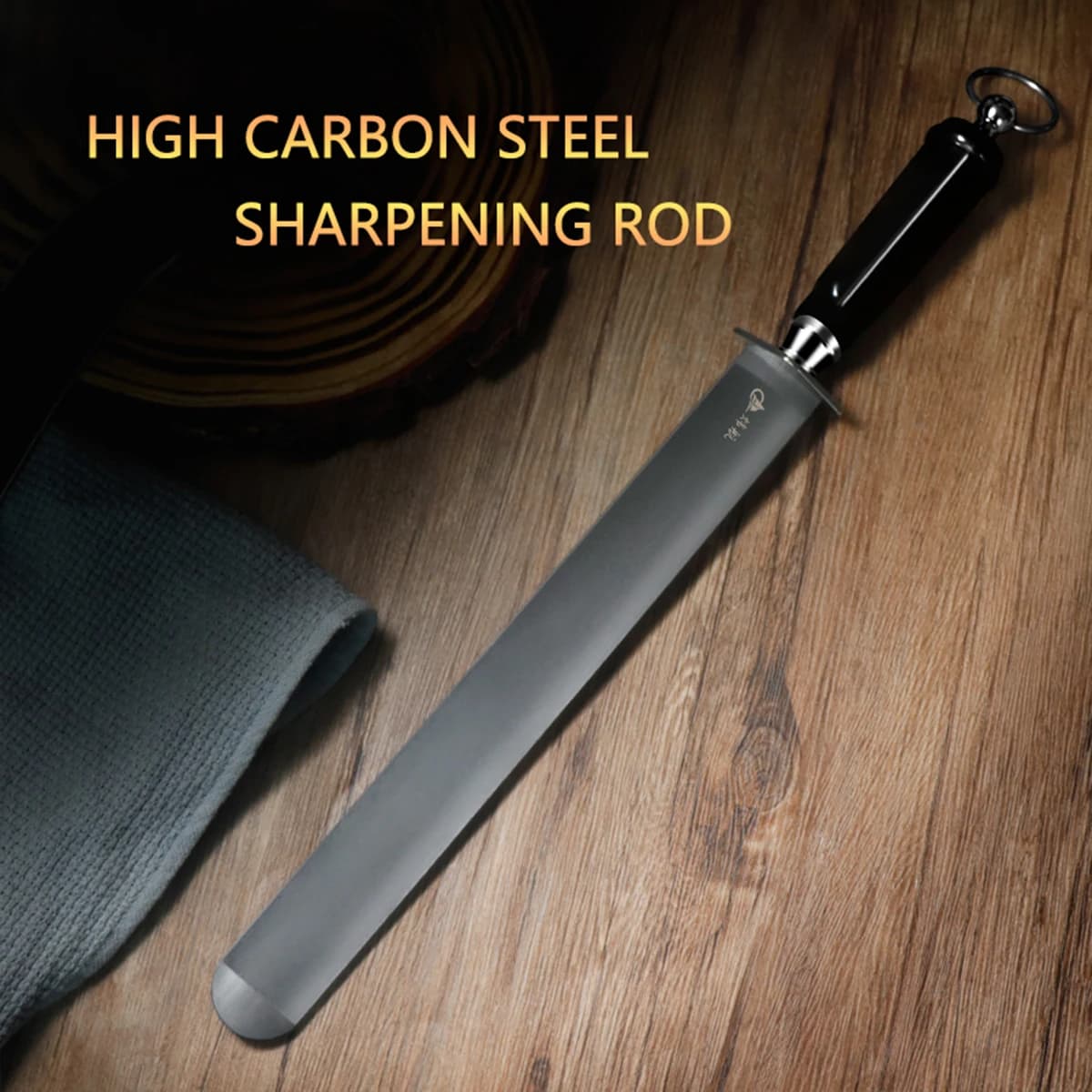Ultra Fine Sharpening Steel, 8000 Grit Butcher Knife Sharpening Stick Professional Flat Tool for Chef Meat Processing