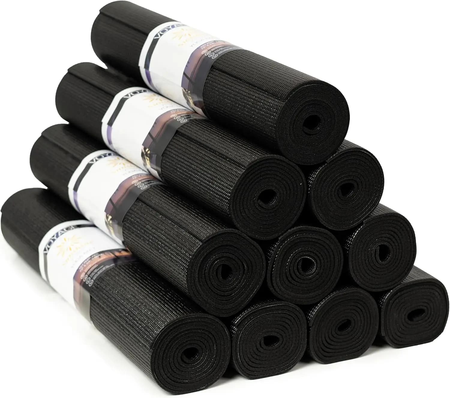 Professional Yoga Mats 5mm Mirrors, Pack of 10 for Studio and Gym, Durevoli and Strappi Resistant