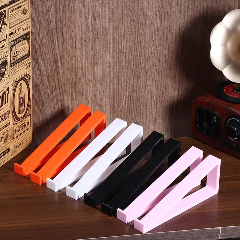 1Pair Portable Keyboard Elevated Stand Raised Keyboard Angle Plastic Computer Keyboard Riser Monitor Holder Comfortable Typing