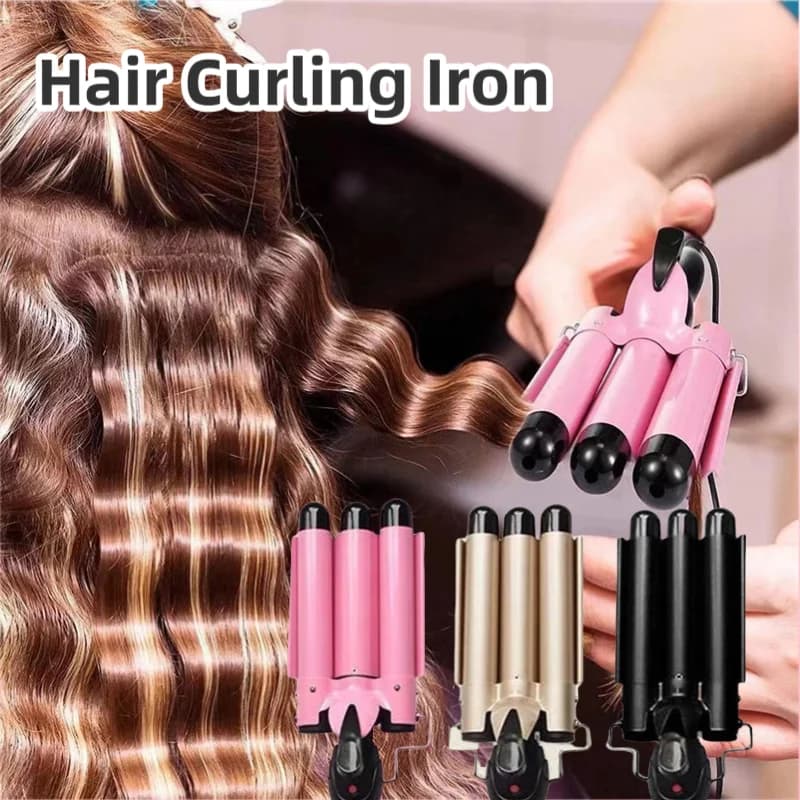 Professional triple barrel ceramic curling iron curling iron Waver Waver Hair Wave Styling tools for women hair styler
