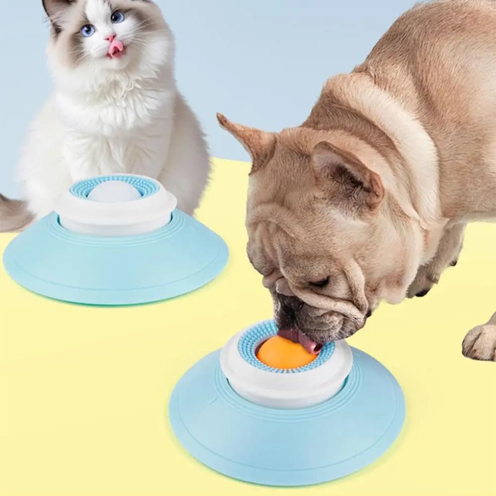 Tappetino Leccabile per Animali Domestici, Piatto per Yogurt, Mangiatoia Lenta per Cani e Gatti - Ciotola Interattiva per Snack, Promuove la Salute Dentale, Tappetino Leccabile per Animali