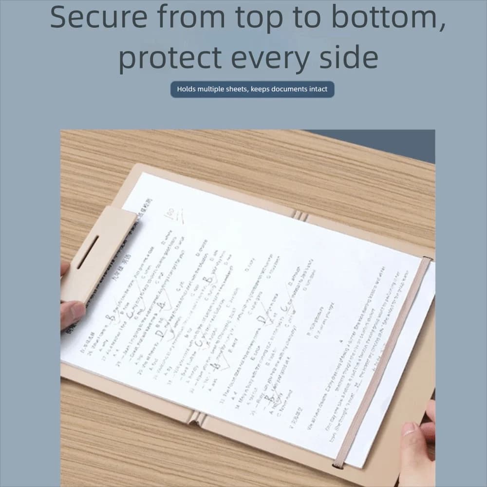 Nuova Cartella Pieghevole Portatile da A4 ad A5, Versatile Cartella Organizzatrice per Documenti, Contratti, Scuola e Ufficio