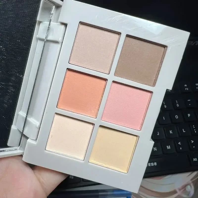 Ombretto Perlato Luminoso Opaco 4 Colori Glitter Occhi Ombretto Shimmer Pigment Palette Durata Terra Nero Trucco Argento Grigio Scuro