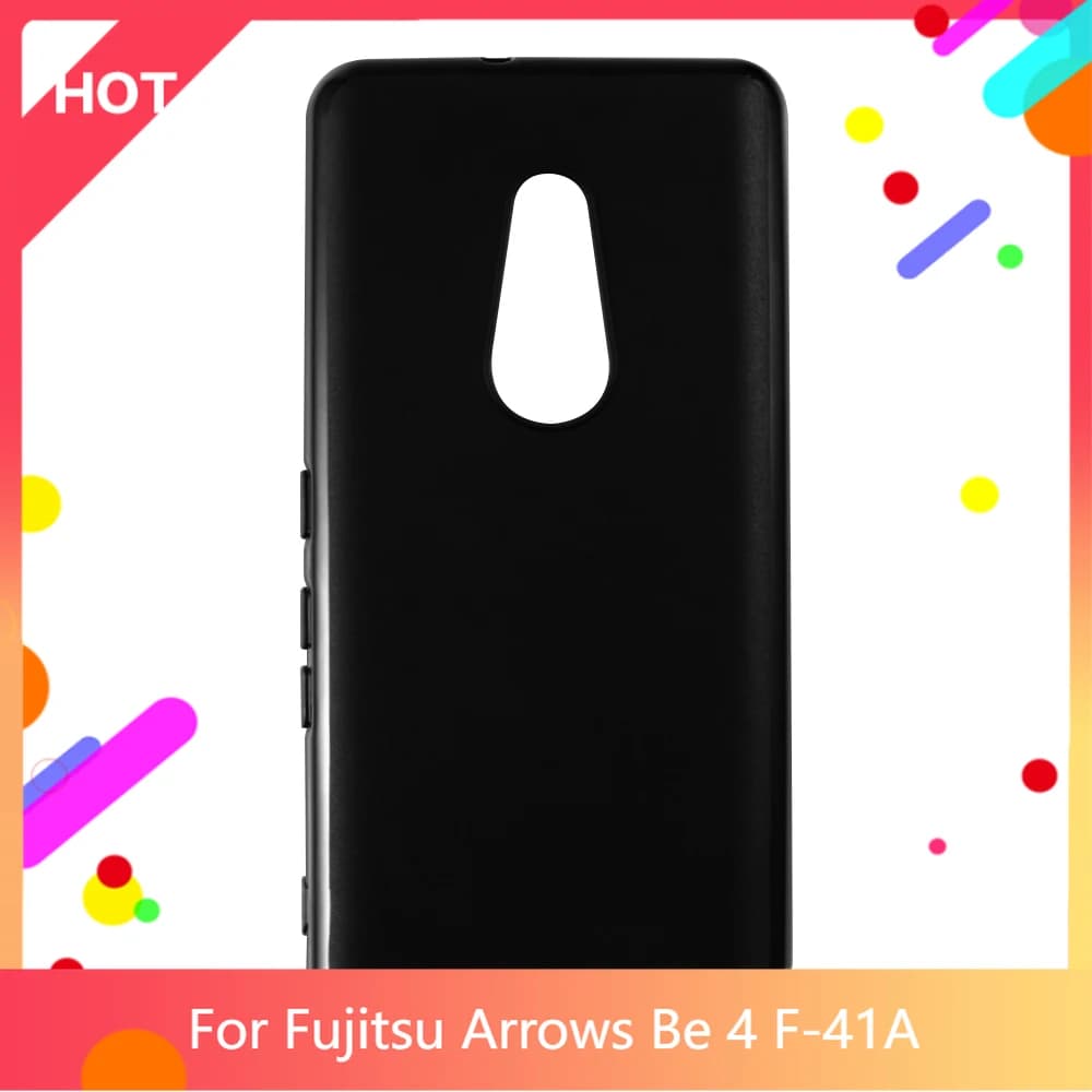 Custodia morbida opaca in silicone TPU Cover posteriore per Fujitsu Arrows Be 4 F-41A Custodia per telefono Slim antiurto