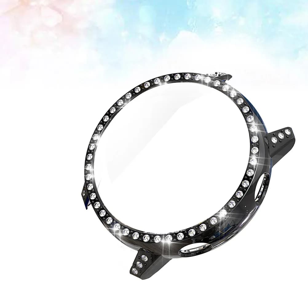 1 custodia protettiva per orologio con diamanti incastonati, leggera, resistente ai graffi, alla moda, con tagli precisi per smartwatch